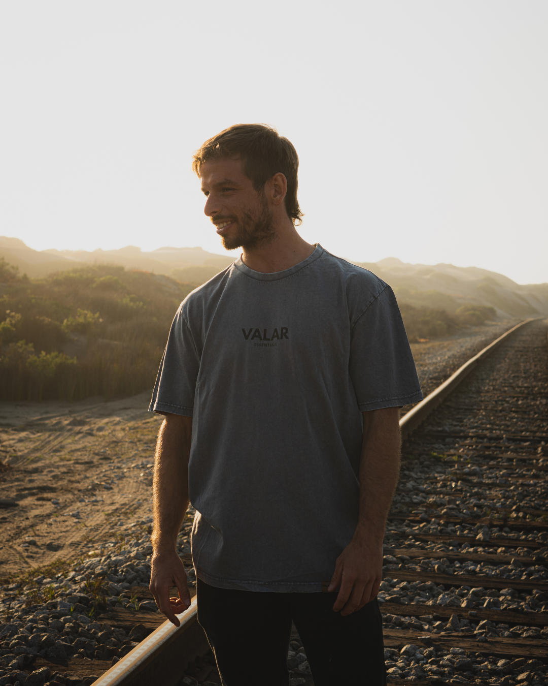 POLERA VALAR CLASSIC STONE WASH UNISEX