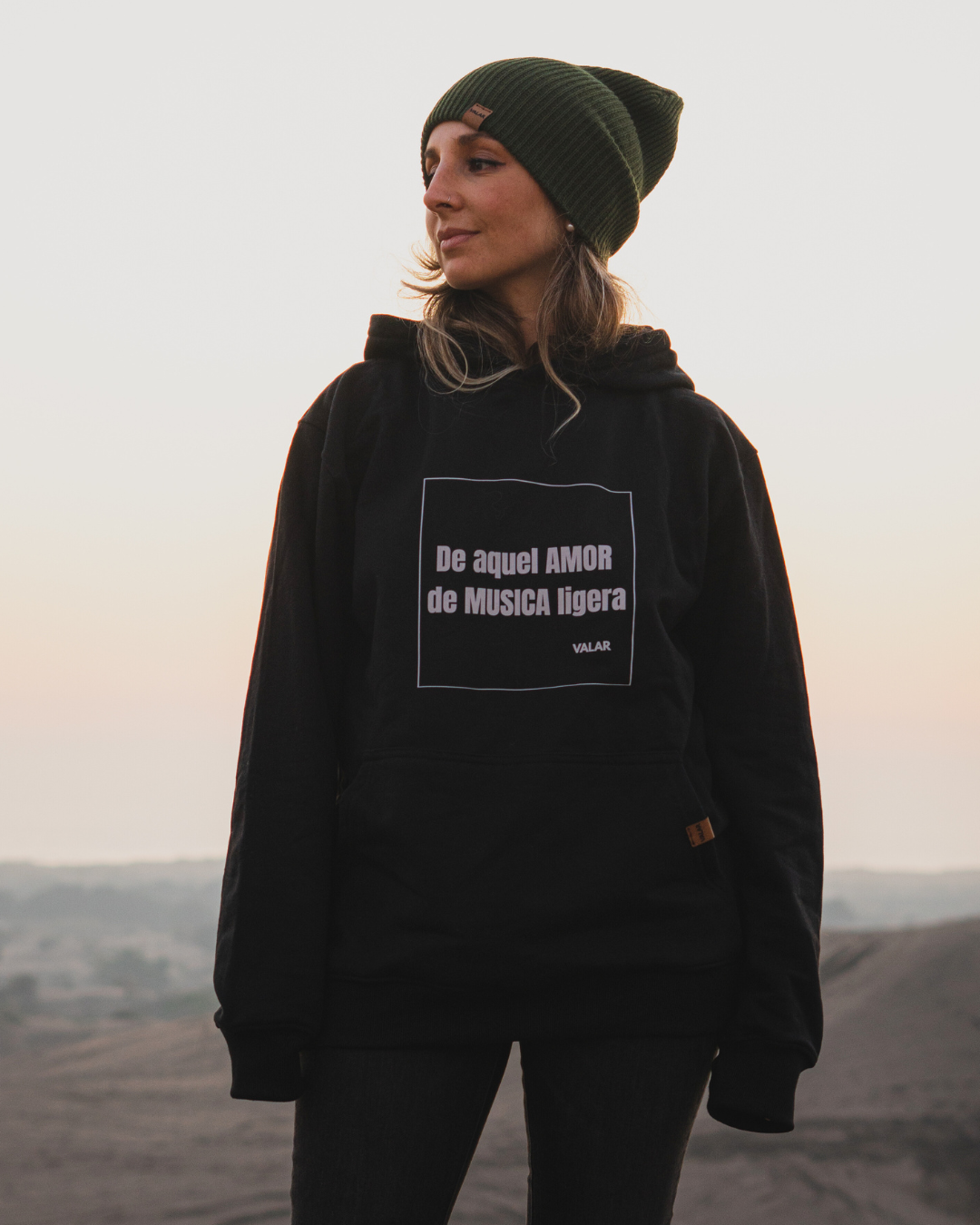 HOODIE URBAN ROCK DE MUSICA LIGERA UNISEX