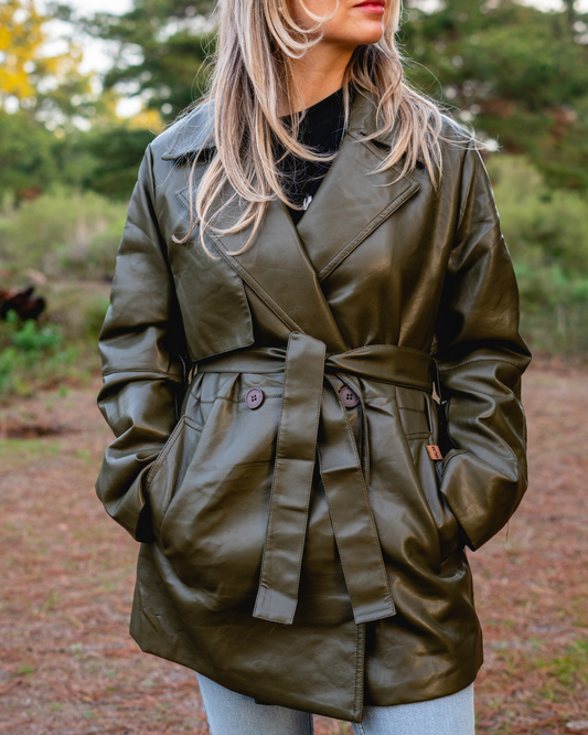 CHAQUETA VALAR CUERO VEGANO