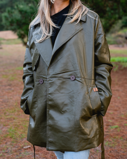 CHAQUETA VALAR CUERO VEGANO