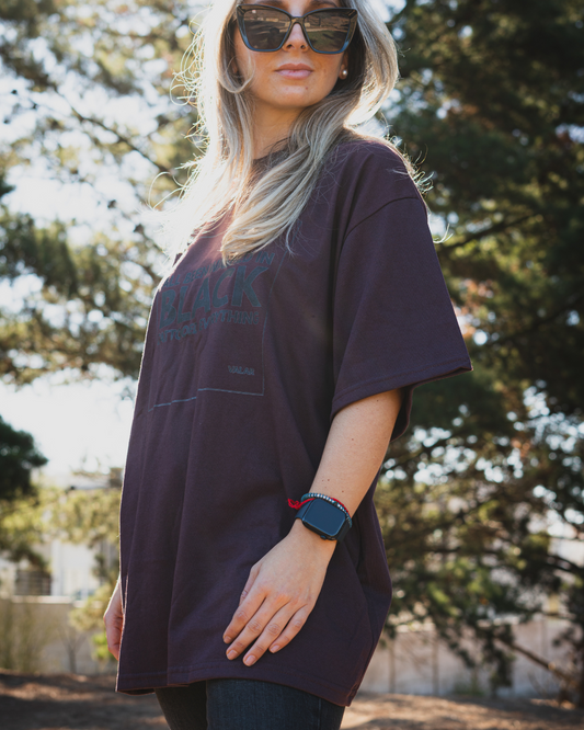 POLERA URBAN ROCK BLACK OVERSIZE UNISEX