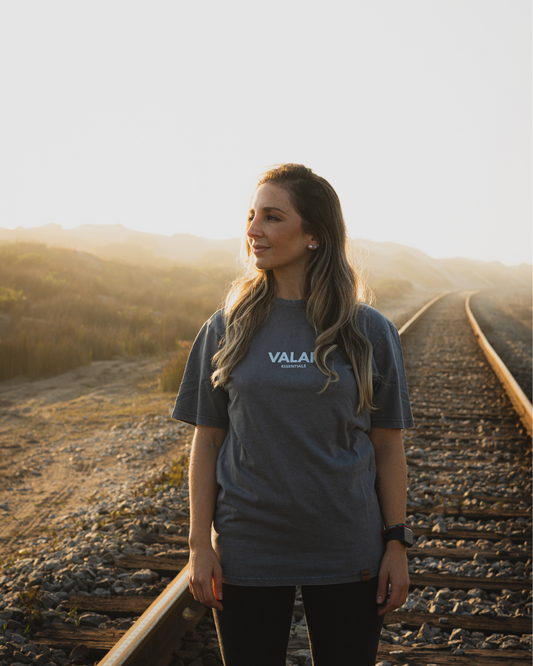 POLERA VALAR CLASSIC STONE WASH UNISEX